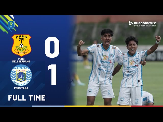 Youtube Thumnail image of : Full Highlights: Hempaskan PSDS Deli Serdang, Laskar Si Pitung Melaju ke Semifinal | NTV