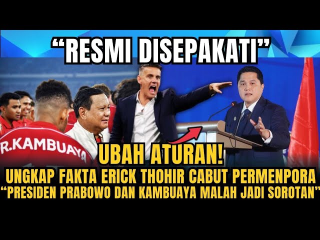 Youtube Thumnail image of : BERITA TIMNAS ~ Sudahi Dualisme Cabor, Malah Nafsu Cabut Permenpora Tuai Kontra-Update PSSI Hari ini