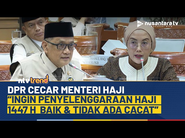 Youtube Thumnail image of : [FULL] DPR Cecar Menhaj Yusuf soal Kesiapan Keberangkatan Haji: Ingin Betul-betul Tidak Ada Cacat!