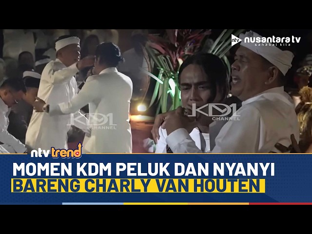 Youtube Thumnail image of : Momen KDM Peluk dan Nyanyi Bareng Charly Van Houten di Acara Hiburan Rakyat | NTV