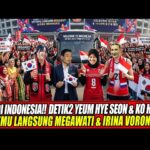 Youtube Thumnail image of : 🔴TIBA DI INDONESIA‼️DETIK2 YEUM HYE SEON & KO HEE JIN BERTEMU LANGSUNG MEGAWATI & IRINA VORONKOVA!
