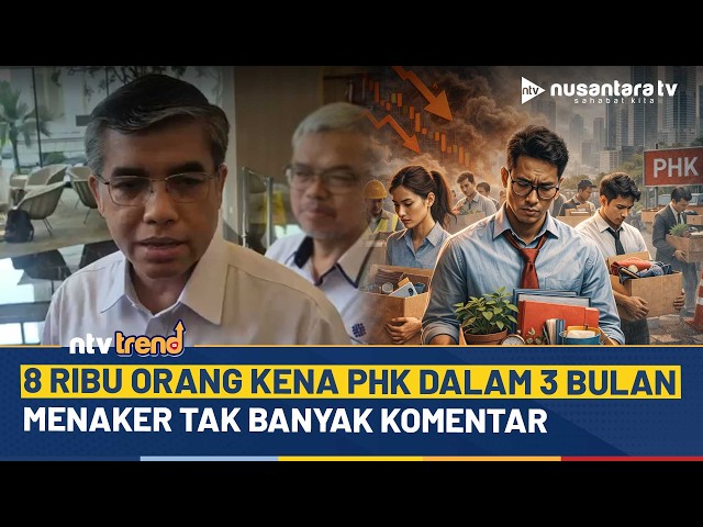 Youtube Thumnail image of : Menaker Tak Banyak Komentar, Usai Gelombang PHK Capai 8 Ribu Pekerja | NTV