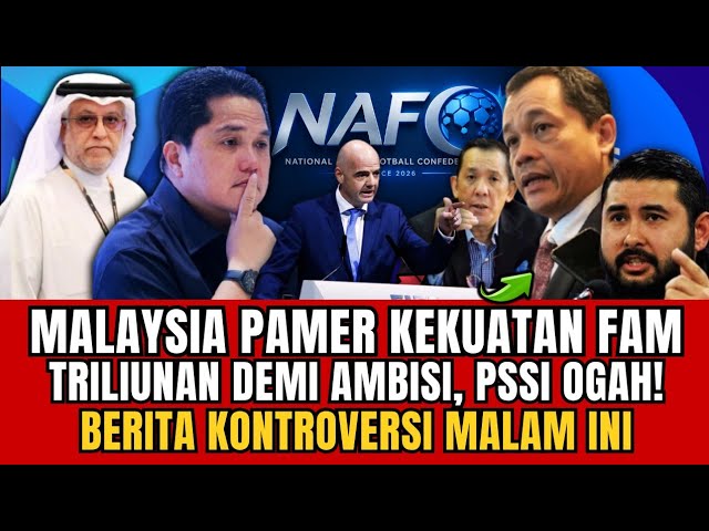 Youtube Thumnail image of : BERITA TIMNAS ~ Malaysia Resmi Umumkan 4 Negara Tertarik!! Indonesia Evaluasi- Update PSSI Hari ini